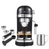 20 Bar Espresso Machine,1350W,1.4 Ldetachable transparent water tank,Thermo block beating systeme