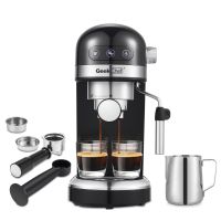 20 Bar Espresso Machine,1350W,1.4 Ldetachable transparent water tank,Thermo block beating systeme