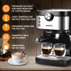 Espresso Machine 15 Bar For Espresso, High Performance 1300W With Foaming Milk Frother Wand