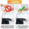 (Do Not Sell on Amazon) 1200W Hot Air Popcorn Poppers Machine, Home Electric Popcorn Maker with Measuring Cup, 3 Min Fast Popping, ETL Certified, Oil