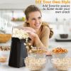 (Do Not Sell on Amazon) 1200W Hot Air Popcorn Poppers Machine, Home Electric Popcorn Maker with Measuring Cup, 3 Min Fast Popping, ETL Certified, Oil