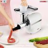 Electric Meat Grinder Heavy Duty, 3-IN-1 Multi-Use Meat Miner & Sausage Stuffer, Food Grinder with Sausage Tube & Kubbe Kits, 3 Sizes Plates, 2 S/S Bl