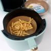 100Pcs Air Fryer Disposable Paper Liner w/ 100Pcs Disposable Gloves Baking Mat
