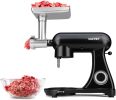 Stand Mixer Pro, All Metal Body Mixer, Tilt-Head Electric Food Mixer with Dough Hook, Wire Whip & Beater, Pouring Shield, 5.5QT Stainless Steel Bowl-M