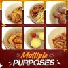 100Pcs Air Fryer Disposable Paper Liner w/ 100Pcs Disposable Gloves Baking Mat