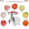 Electric Meat Grinder Heavy Duty, 3-IN-1 Multi-Use Meat Miner & Sausage Stuffer, Food Grinder with Sausage Tube & Kubbe Kits, 3 Sizes Plates, 2 S/S Bl