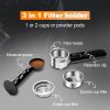Espresso Machine 15 Bar For Espresso, High Performance 1300W With Foaming Milk Frother Wand