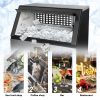 Electactic Ice Maker, Commercial Ice Machine,100Lbs/Day, Stainless Steel Ice Machine with 48 Lbs Capacity, Ideal for Restaurant, Bars, Home and Office