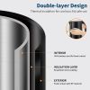 Cordless Double Wall Electric Kettle Stainless Steel Fast Heating 1.5L Electric Tea Kettle With Auto Shut-Off & Boil-Dry Protection, BPA-Free