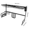 Over The Sink Dish Drying Rack 33.5" Kitchen Sink Organizer Storage Rack for Organizer Home Kitchen Counter Space Saver