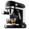 20 Bar Espresso Machine,1350W,1.4 Ldetachable transparent water tank,Thermo block beating systeme
