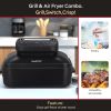 Chef 7 In 1 Smokeless Electric Indoor Grill,  Portable 2 in 1 Indoor Tabletop Grill & Griddle