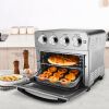 Toaster Oven Air Fryer Combo, Countertop Convection Oven ,4 Accessories & Recipes,Stainless Steel