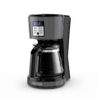 Home And Commercial 12-Cup Programmable Coffee Maker (Color: Black, Main Material: Plastic)