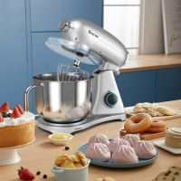 7 Quart 800W 6-Speed Electric Tilt-Head Food Stand Mixer (Color: sliver)
