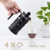 Small Mini French Press Coffee Maker 100% BPA Free French Press Glass Cup
