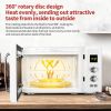 ZOKOP 23L / 0.9cuft Retro Microwave Oven With Display/Silver Handle RT