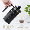 Small Mini French Press Coffee Maker 100% BPA Free French Press Glass Cup