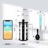 Small Mini French Press Coffee Maker 100% BPA Free French Press Glass Cup
