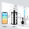 Small Mini French Press Coffee Maker 100% BPA Free French Press Glass Cup