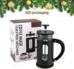 Small Mini French Press Coffee Maker 100% BPA Free French Press Glass Cup