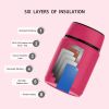 25oz Food Flask, Office Outdoor Food Thermos, 750ML Portable Stainless Steel Food Soup Containers, Vacuum Insulated Food Flasks Thermocup