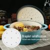 COOKWIN 5 Quart Cast Iron Dutch Oven ,Bread Baking Pot with Self Basting Lid, Porcelain Enameled Surface Cookware Pot, Great Christmas Gifts for Famil