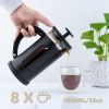 Small Mini French Press Coffee Maker 100% BPA Free French Press Glass Cup