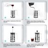 Small Mini French Press Coffee Maker 100% BPA Free French Press Glass Cup