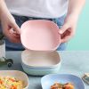 1Pcs  Salad Bowl Large Capacity Food Grade Versatile Dessert Snack Cake Serving Plate Household Supplies