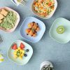 1Pcs  Salad Bowl Large Capacity Food Grade Versatile Dessert Snack Cake Serving Plate Household Supplies
