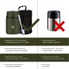 25oz Food Flask, Office Outdoor Food Thermos, 750ML Portable Stainless Steel Food Soup Containers, Vacuum Insulated Food Flasks Thermocup