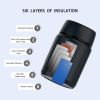 25oz Food Flask, Office Outdoor Food Thermos, 750ML Portable Stainless Steel Food Soup Containers, Vacuum Insulated Food Flasks Thermocup